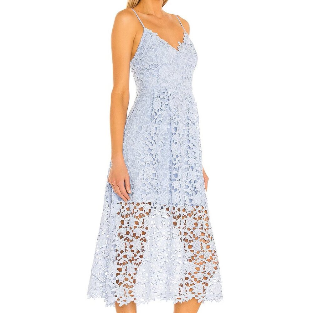 ASTR the Label Lace A-Line Midi Dress